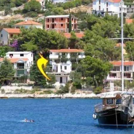 In Okrug Gornji With Sea View, Balcony, Air Conditioning, Wifi 5106-1 Apartment *